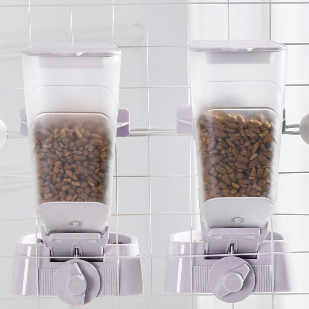 Automatic Pet Bowl Cage Hanging Feeder Pet Water Bottle