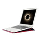 2Pcs PU Leather Sleeve Case Laptop Bag with Stand for Macbook 11 13 15 inches