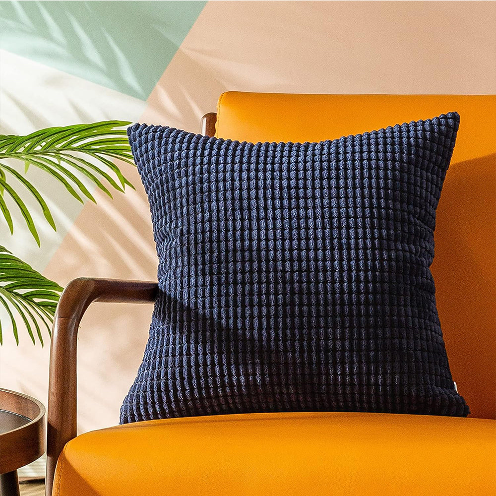 2Pcs Corduroy Lounge Cushion Cover