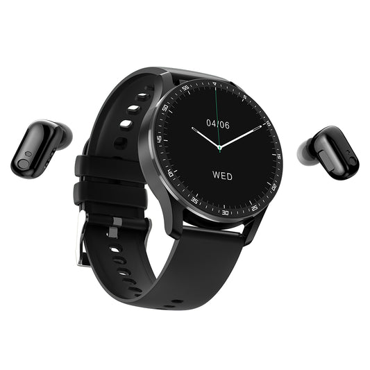 X7 Waterproof Smart Watch Touch Screen Sports Fitness Tracker Heart Rate Monitor with TWS Bluetooth Earphones