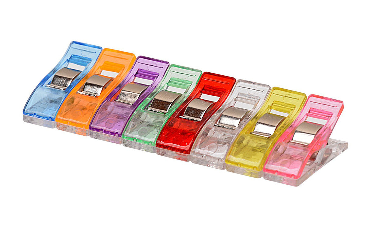 100-Piece Random Color Quilting Sewing Clips for Crafts