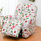 Christmas Recliner Chair Cover Sofa Slipcover with Side Pocket