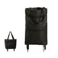 2 in 1 Foldable Shopping Cart Bag with Wheels Portable Trolley Bag