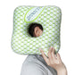Square Ear Piercing Pillow for Side Sleepers with Central Ear Hole