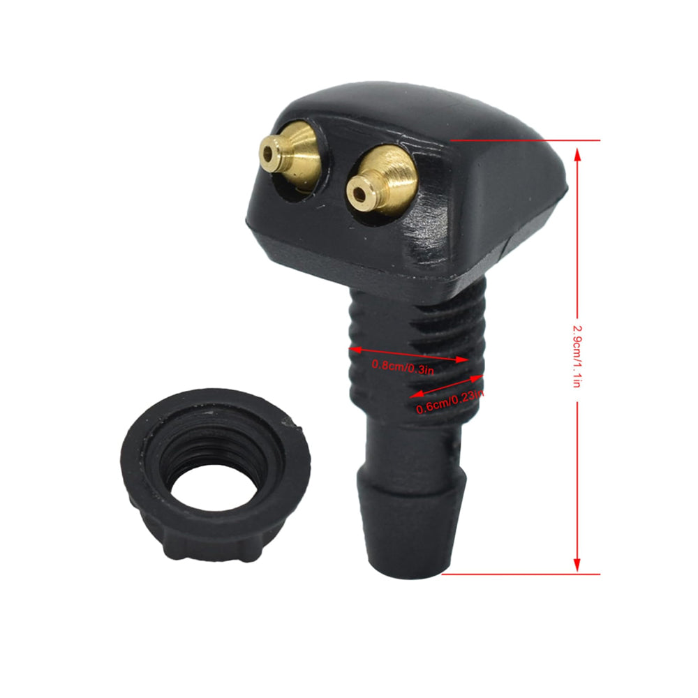 2Pcs Universal Car Windscreen Wiper Nozzles