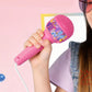 Adjustable Karaoke Microphone Toy with Stand and Flashing Lights for Youngsters