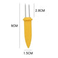 10 PCS Stainless Steel Corn Holders with Kernel Design Grip for BBQ