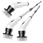 Electric Spin Scrubber with 9 Replaceable Brush Heads Cordless Bathroom Scrubber for Tile Kitchen