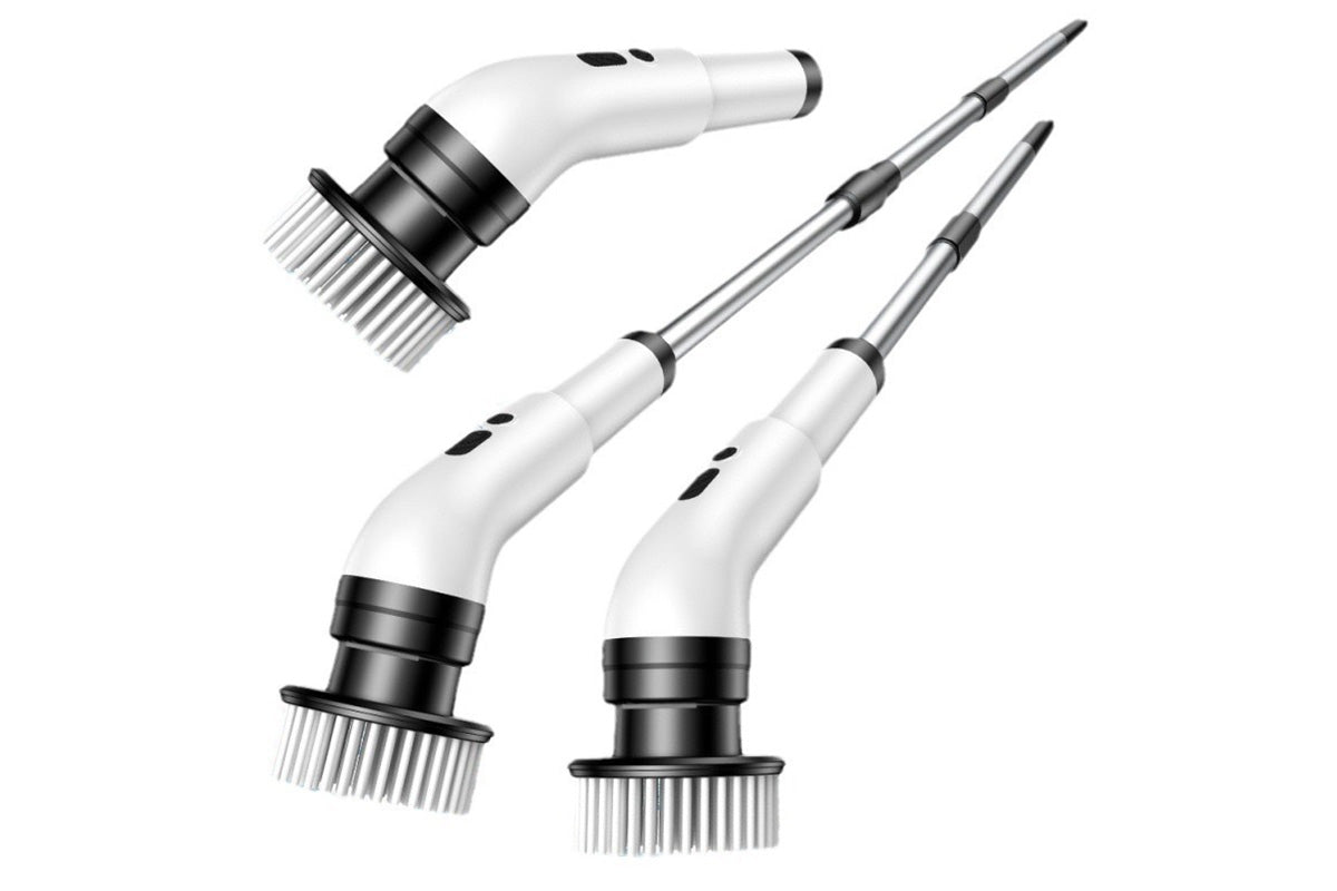 Electric Spin Scrubber with 9 Replaceable Brush Heads Cordless Bathroom Scrubber for Tile Kitchen