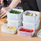 Food Storage Drain Containers with Lids and Ventilation Holes