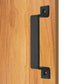 Iron Alloy Barn Door Handle Sliding Gate Handle For Garage Closet Drawer