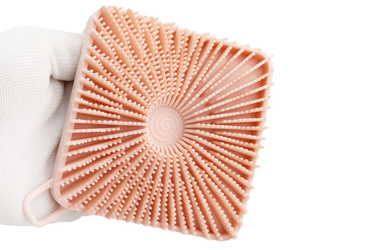 Dual Sided 2 In 1 Silicone Body Shower Scrubber Body Brush Buffer Scrubber
