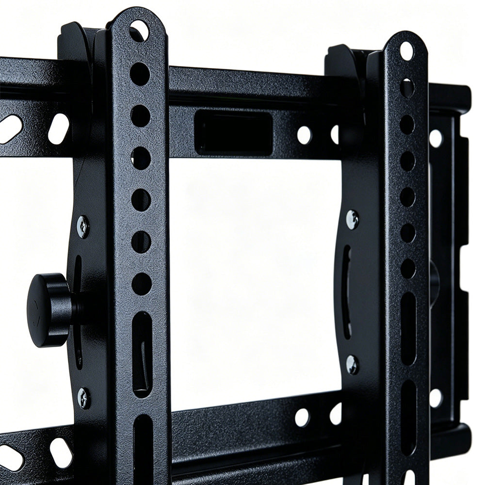 Universal Tilt TV Wall Mount Bracket Adjustable Low Profile Steel Mount