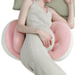 Portable Pregnancy Pillow W Shaped Maternity Support For Side Sleepers