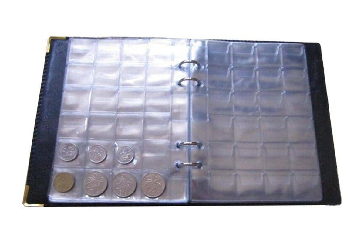 480 Slots Coin Collection Album Removable Pages Coin Storage Book