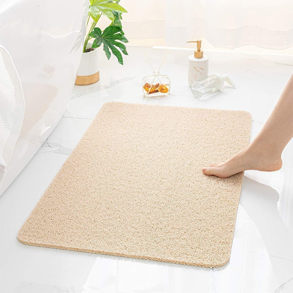 Hollow Loop Non Slip Shower Floor Mat for Bathroom Quick Drainage