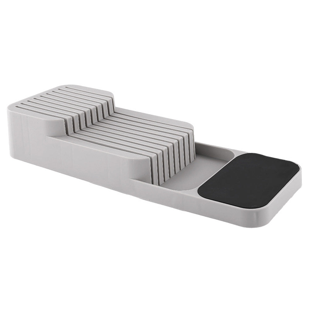 Storage Rack Knife Block Organizer Kitchen Knives Holder Countertop or Drawer Use