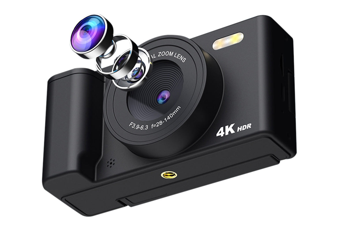 4K Digital Camera Flip Screen Autofocus for Vlogging and Photography Beginners
