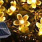 Outdoor Solar String Flower Lights Fairy Lights for Garden and Christmas Decoration