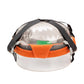 2 Cotton Foam Hard Hat Sweatbands with Hook and Loop