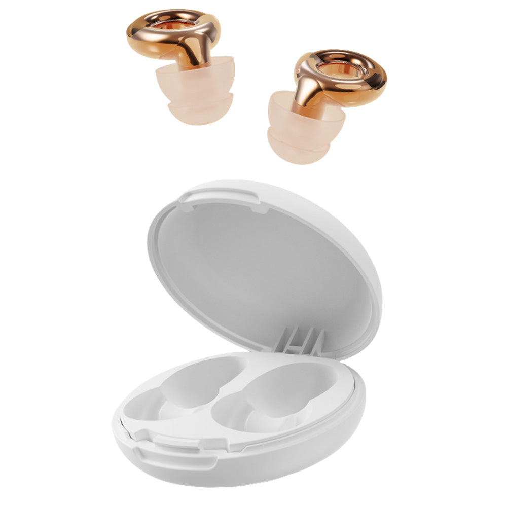 Reusable Silicone Earplugs with 3 Pairs of Ear Tips