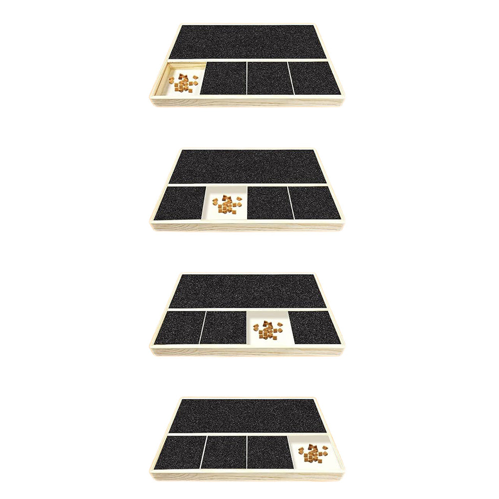 Wooden Dog Nail Scratch Board Interactive Nail File Pad for Dogs Indoor & Outdoor
