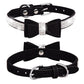 Dazzling Embellishments Dog Leashes and Collars with Bow Knot for Small Dogs Puppy