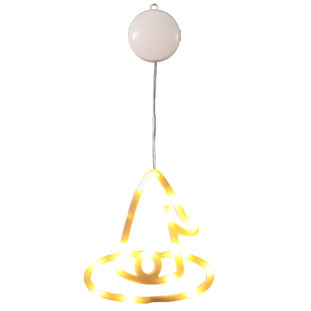 Halloween Window LED Light with Suction Cup Battery Operated-Hat