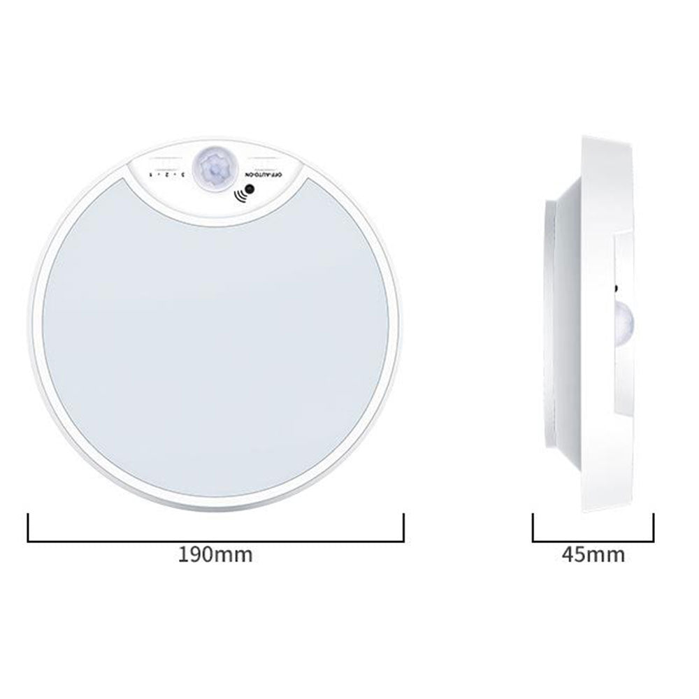 2Pcs LED Sensor Ceiling Light with Motion Sensor USB Rechargeable Induction Ceiling Lamp