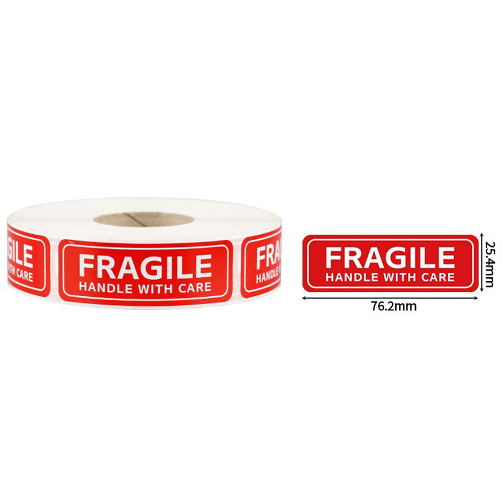 1000 PCS Self Adhesive Fragile Handle with Care Label Stickers for Shipping or Moving