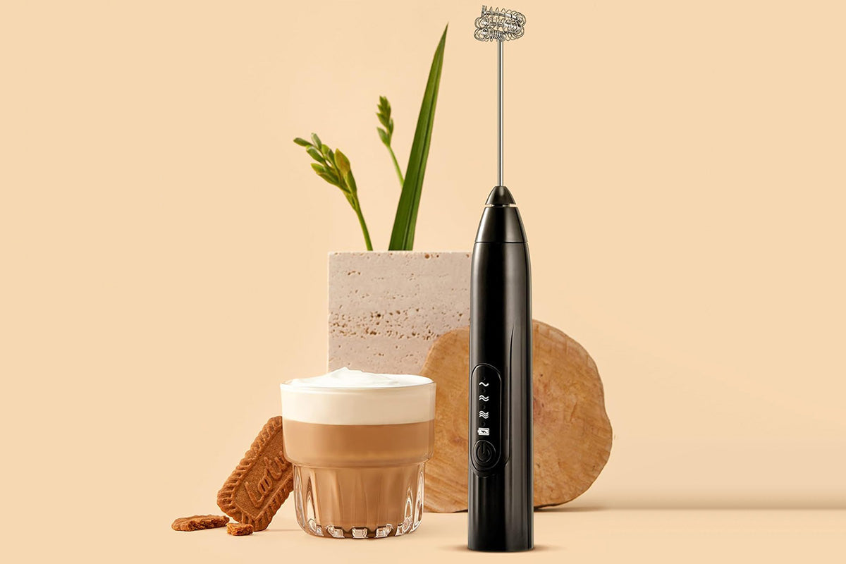 USB Charging Electric Egg Beater Milk Frother Handheld Drink Coffee Foamer