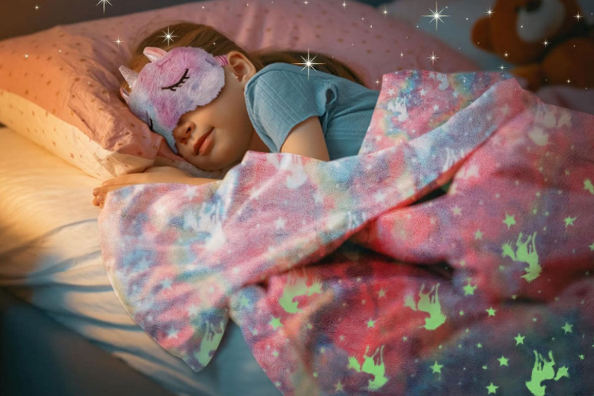 Unicorn Gifts for Girls with Plush Eye Mask and Bags