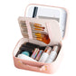 LED Mirror Makeup Case Hard Shell Rechargeable Lighted Cosmetic Organizer
