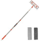 4 In 1 Rotatable Window Cleaning Squeegee Kit With Extension Pole Bendable Head Window Washing Kit