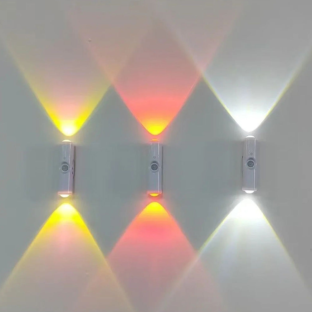 4X2 Pack RGB Motion Sensor Night Light