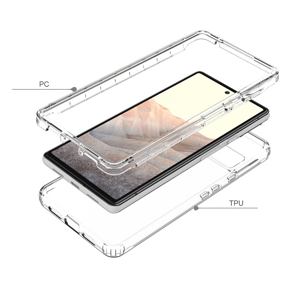 For Google Pixel 7 Shockproof Transparent Phone Case