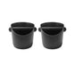 2Pcs Espresso Coffee Grounds Container with Removable Knock Bar