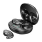 Open-Ear Bluetooth Headphones with Charging Case and Noise-Canceling Microphone