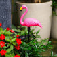 2Pcs Outdoor Lawn Decor Solar Lights Flamingos Garden Decor Lights