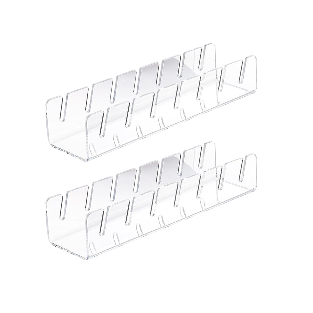 2Pcs Hat Stand for Baseball Caps Acrylic Hat Organizer for 14 Baseball Caps
