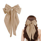 3 Piece Large Bow Ribbon Hair Clip Set for Women Girls