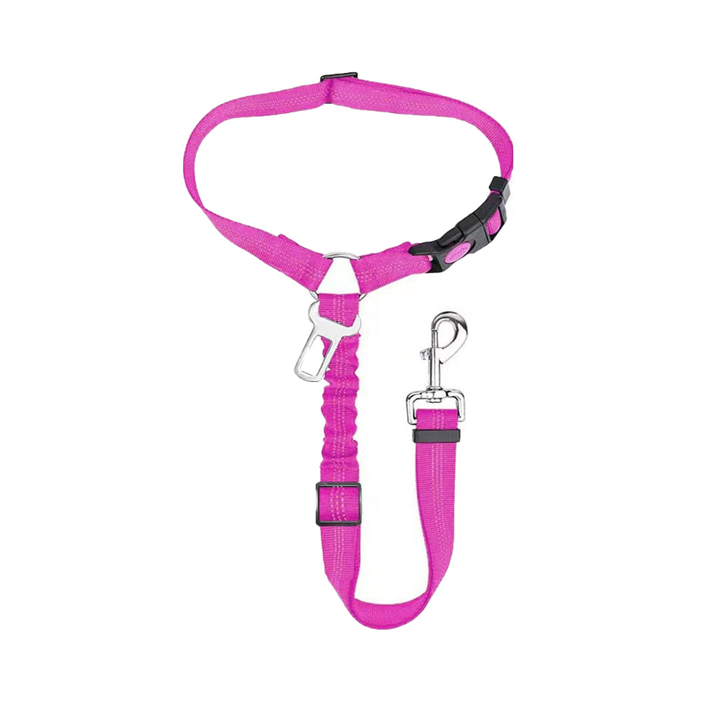 Removable Dog Belt Harness for Car Adjustable High Elastic Bungee