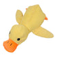 Yellow Stuffed Duck Dog Chew Toys Dogs Teeth Cleaning