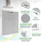 3 Pack 5-Layer Aluminum Range Hood Filter Mesh Replacement 320 x 260 mm