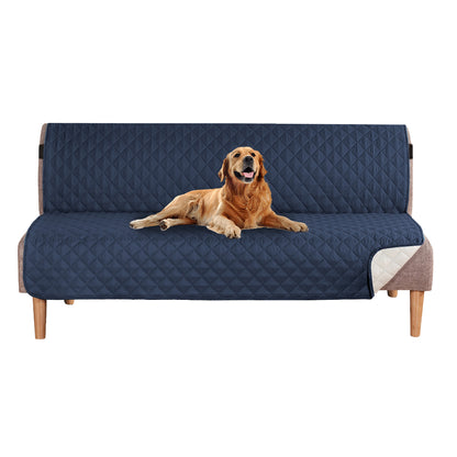 Futon Sofa Slipcover Reversible Quilted Armless Sofa Cover