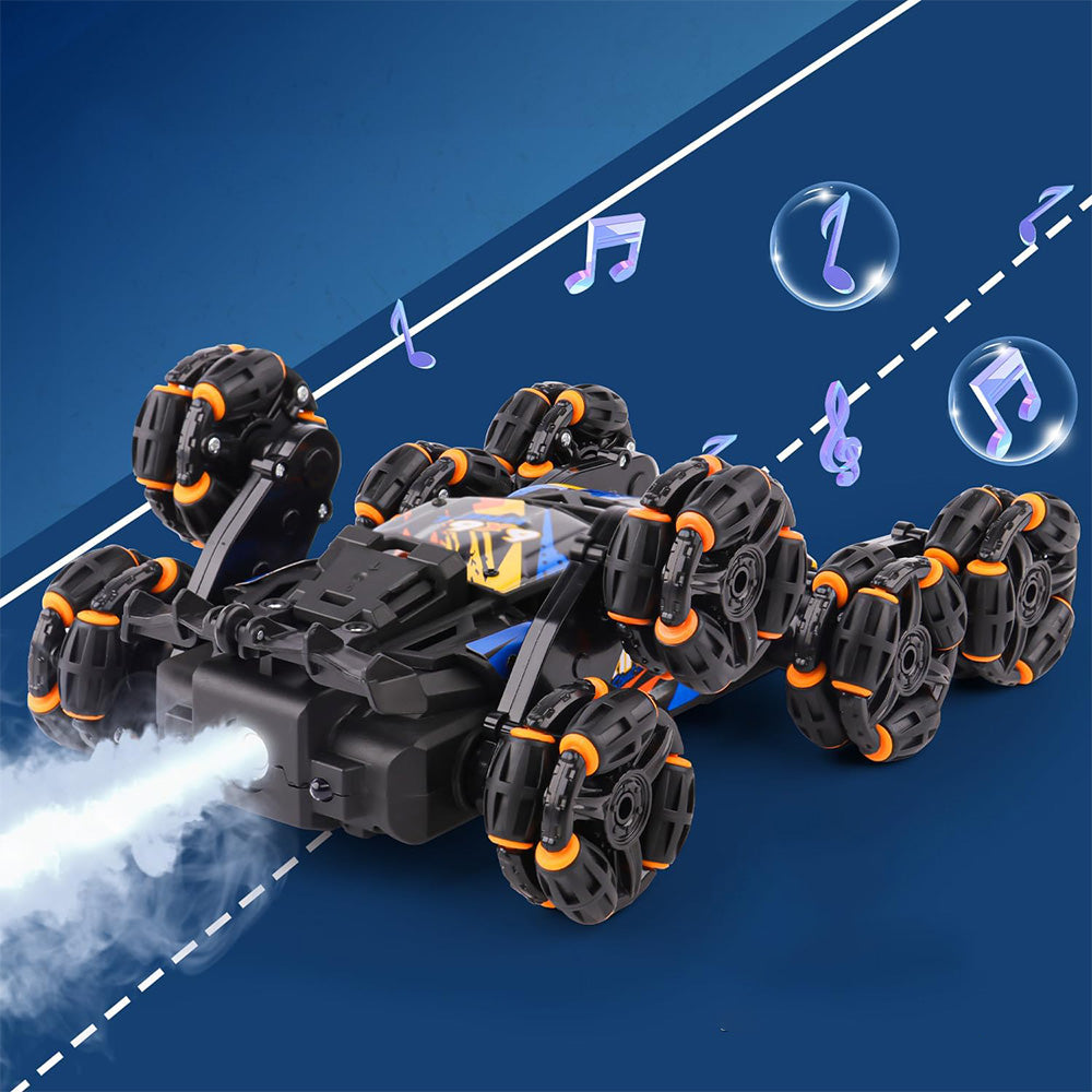 6 Wheels Stunt Car with Spray 360 Degree Hand Gesture Sensing RC Off Road Toy