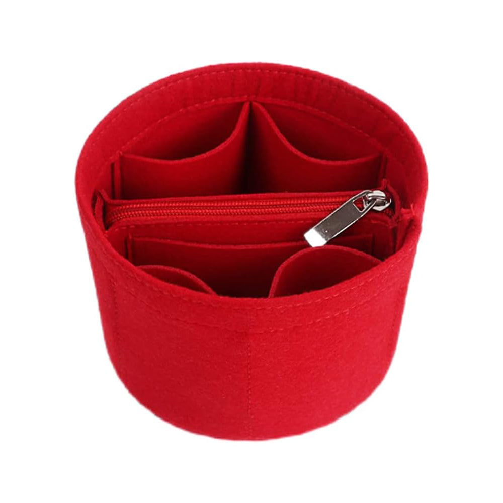 Felt Fabric Cylinder Partition Makeup Bag Felt Organizer Insert