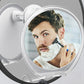 Suction Cup Fog-Free Shaving Mirror with Razor Holder No Drill
