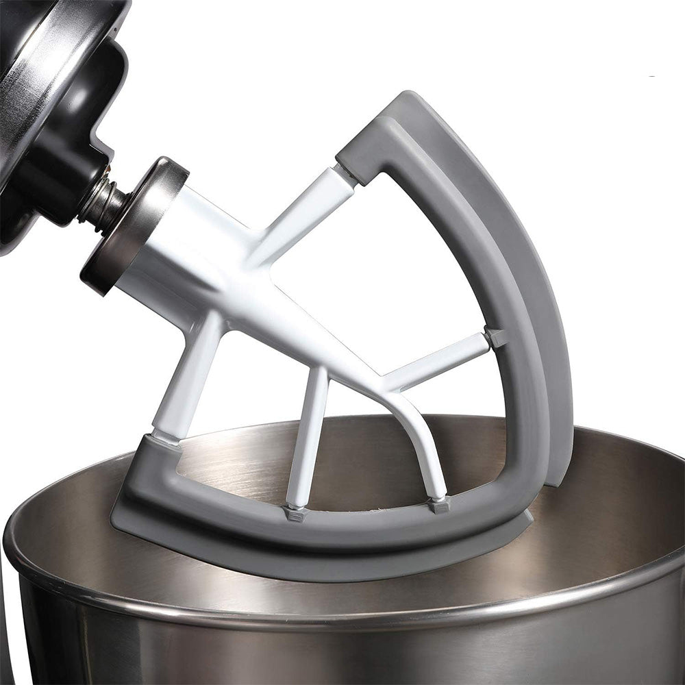 Silicone Coated Dual Edge Beater Compatible with KitchenAid 4.5–5 Quart Stand Mixer