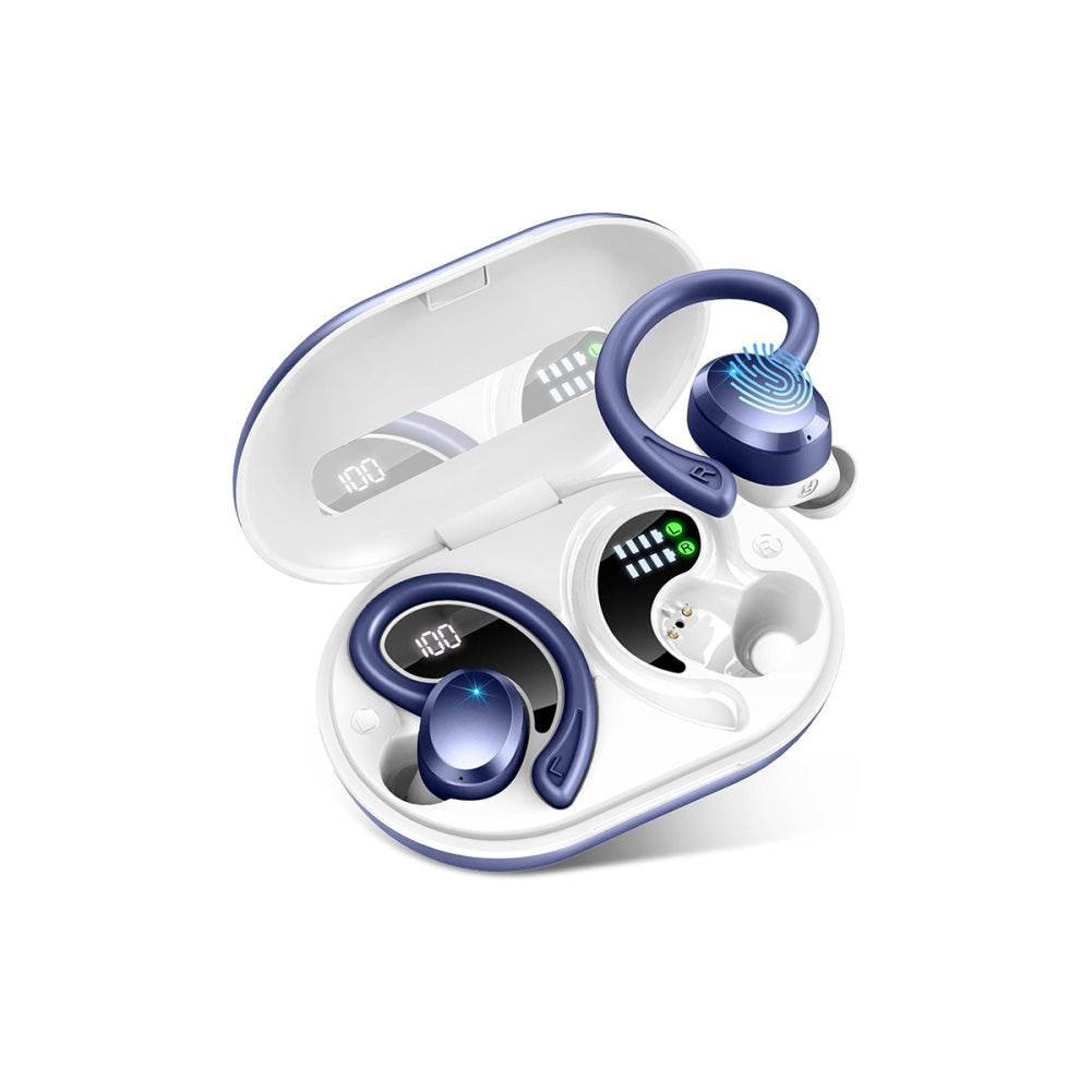 Wireless Earbuds Sport Bass Hi-Fi Stereo Over Ear Buds for Laptop Pad Android iOS